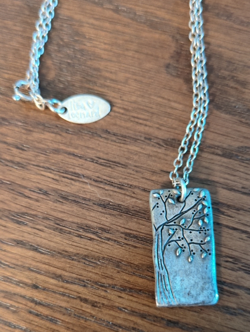 Lisa Leonard Tag Pendant "Deeply Rooted In Love"